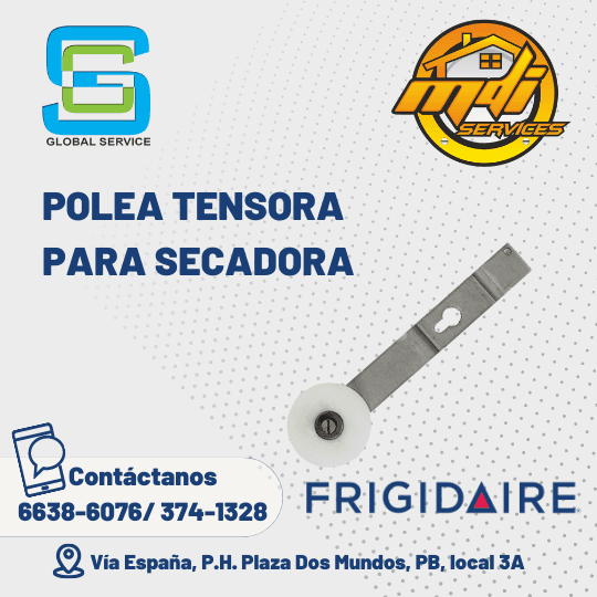 POLEA TENSORA SECADORA FRIGIDAIRE 5304507499